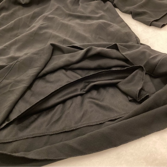 NEW Black Flowy Spring Wedding Formal Office Bohemian Cocktail Dress Medium - Picture 15 of 17